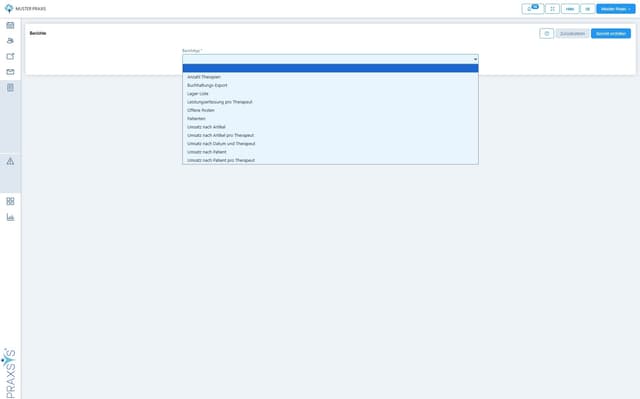 Reports Screenshot