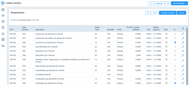 Capture d'écran de Création d'Articles